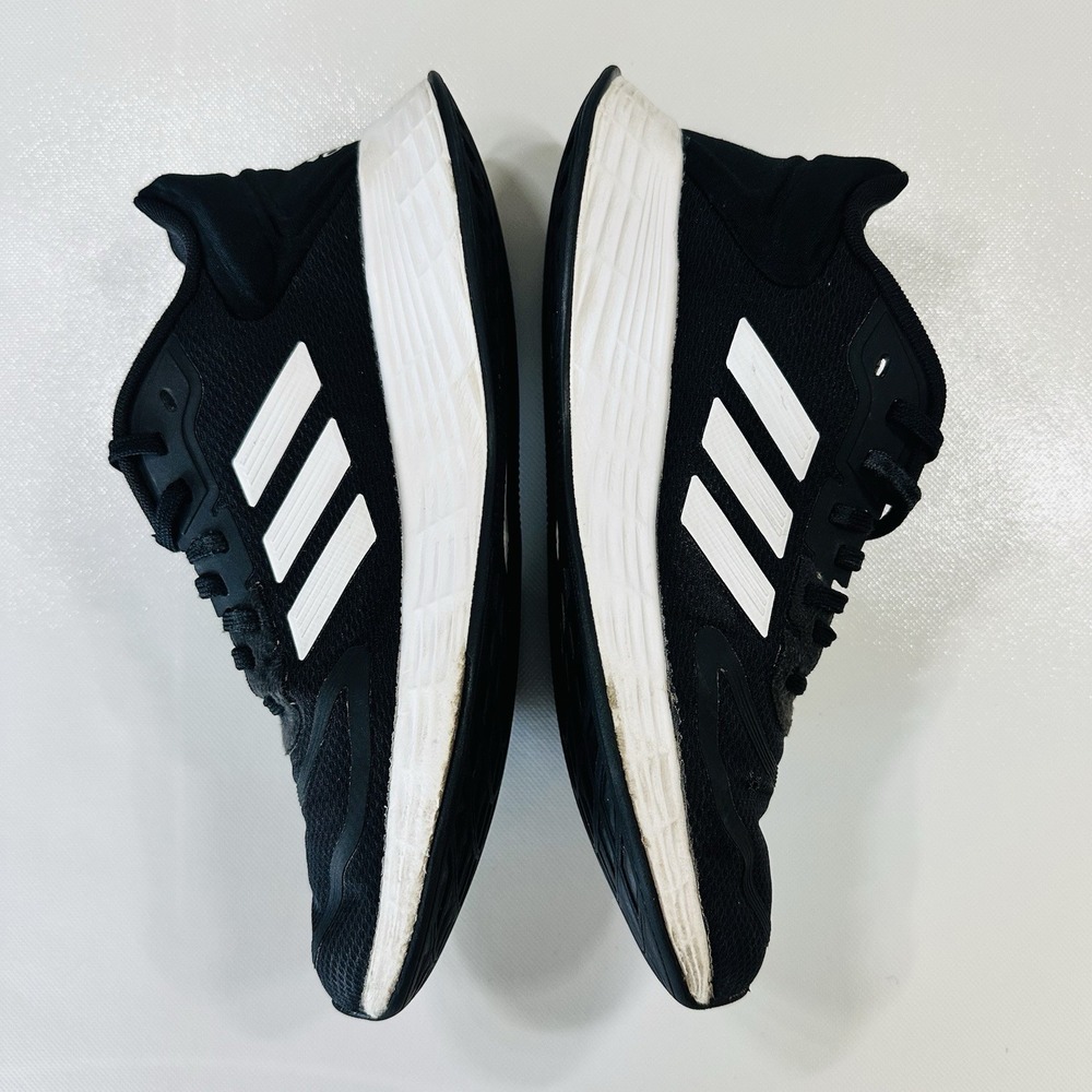 Adidas Boys Size 6 Shoes Black / White - Picture 5 of 9
